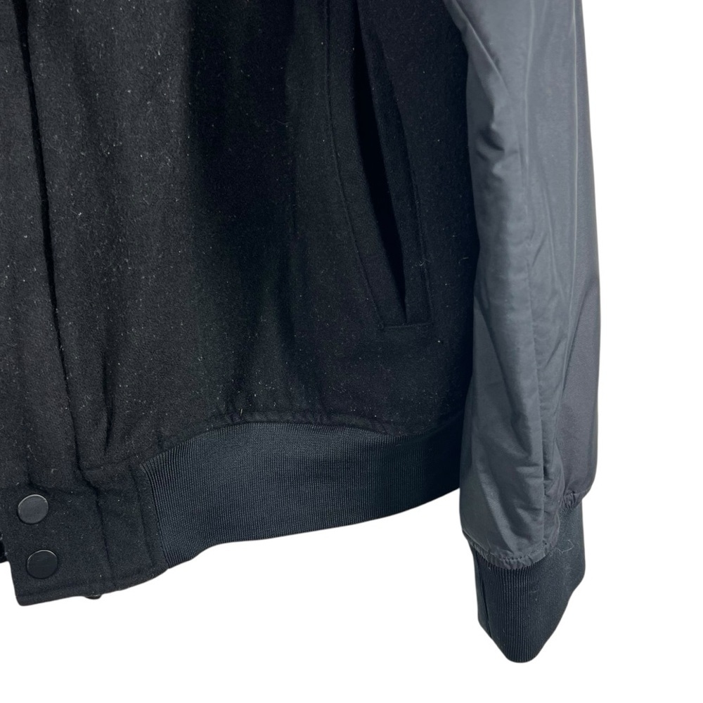 Rare MANNY PACQUIAO NIKE Destroyer Black Bomber Wool Varsity Jacket Men Size XL - Picture 7 of 11